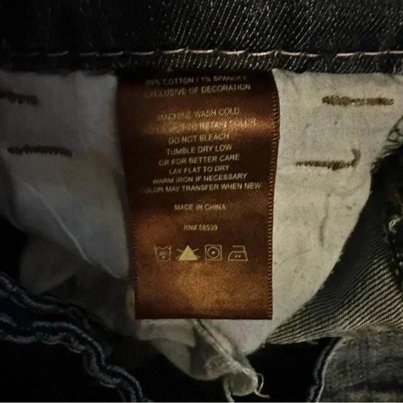 KUT from the Kloth Womens Boot Cut Denim Jeans size 12 Dark Wash KP643MA2 - Picture 11 of 12